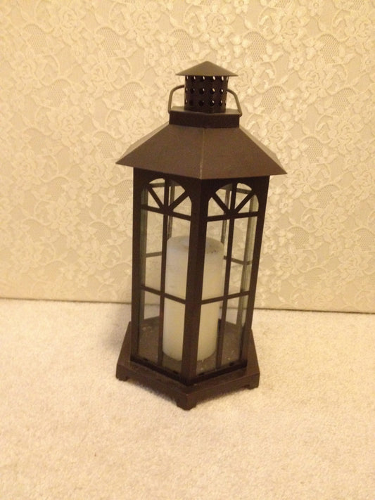 Brown Hexagon Lantern