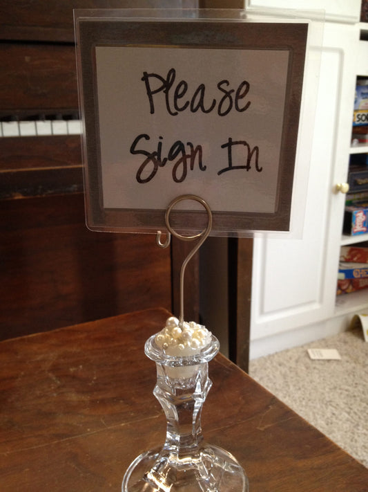 Picture or Place Holder Inserts