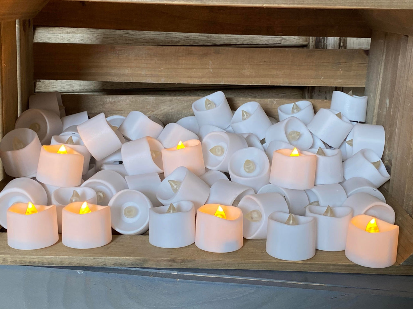 White Tealight LED Candles