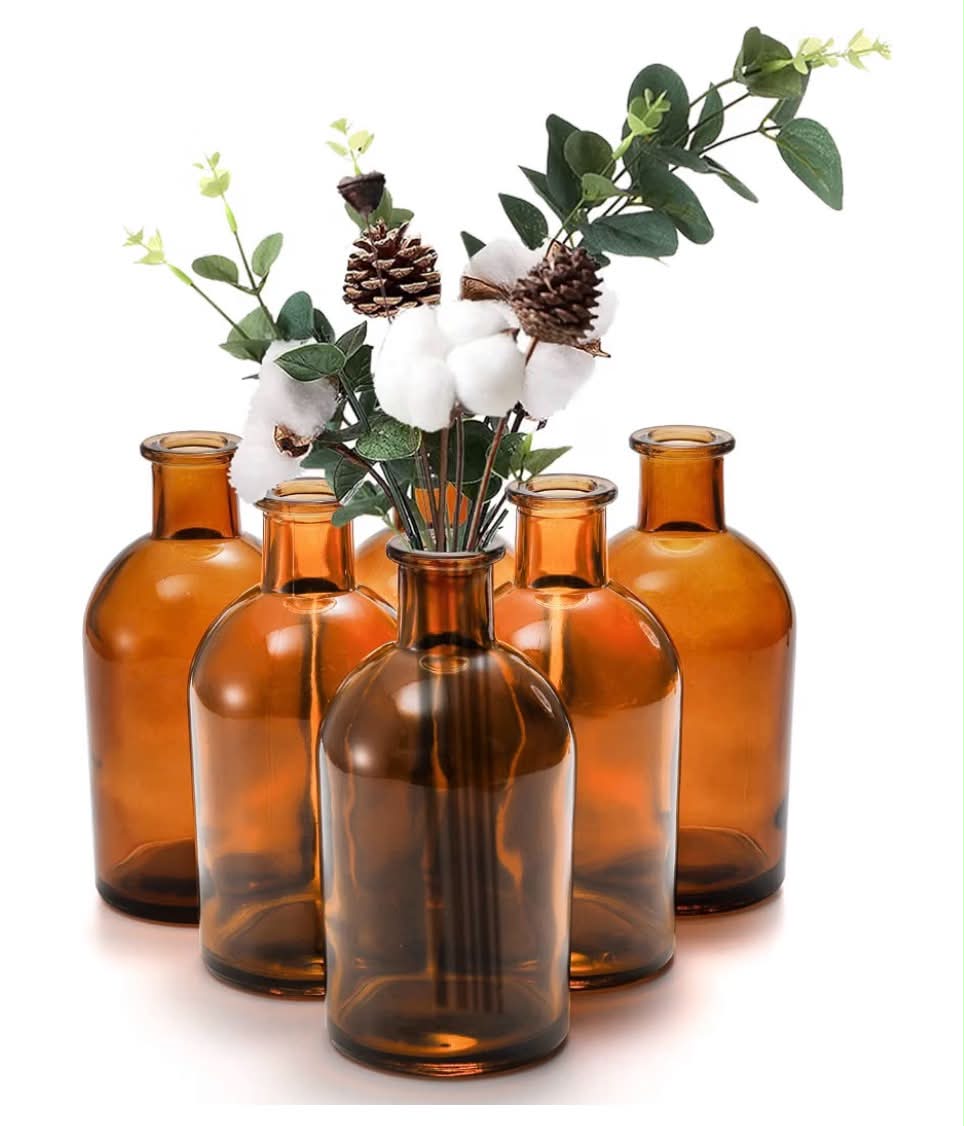 Amber Bud Vase