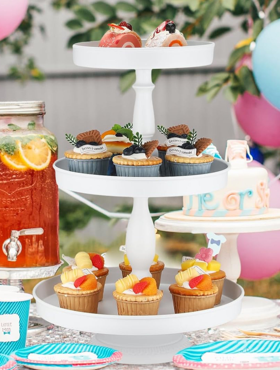 White 3-tier Dessert Stand