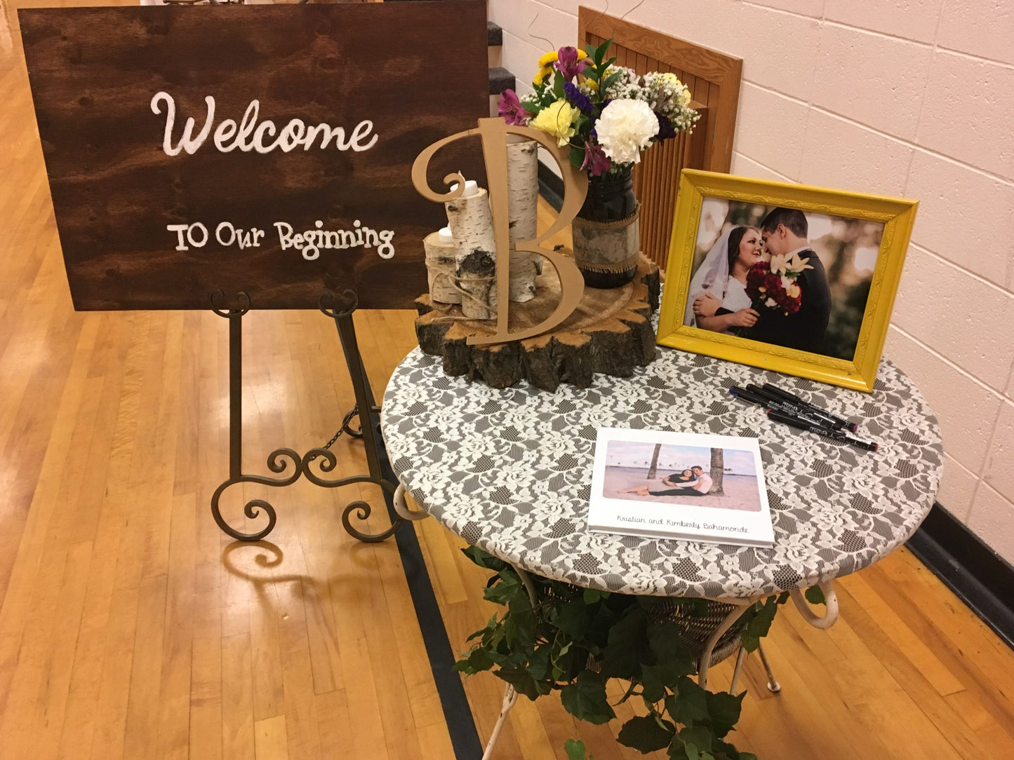 Welcome to Our Beginning Sign