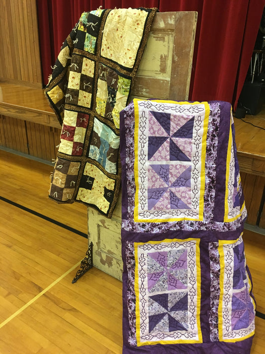 Quilt Ladder Display