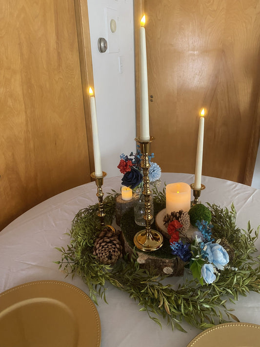 Gold Candlestick Holder Sets