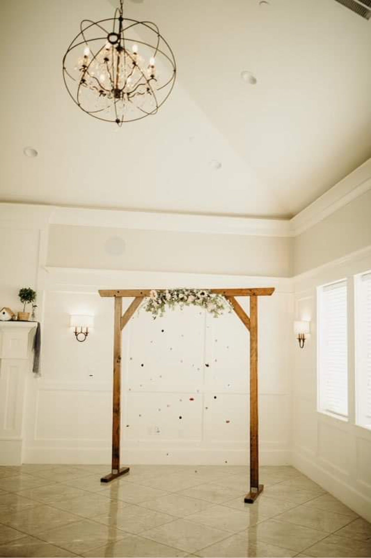 Chestnut Wooden Arch