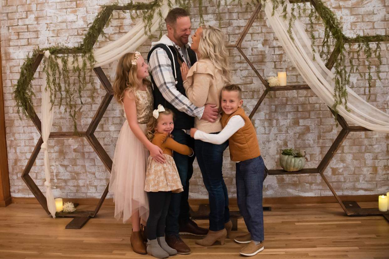 Wooden Honeycomb Backdrop