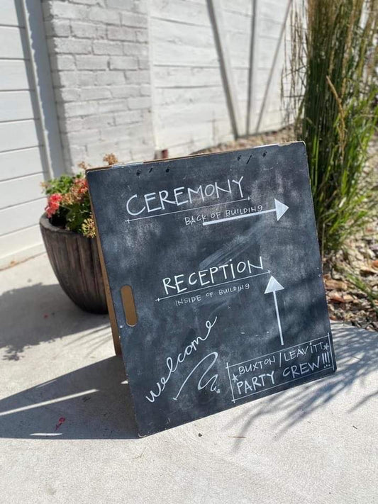 A-Frame Double Sided Chalk Board