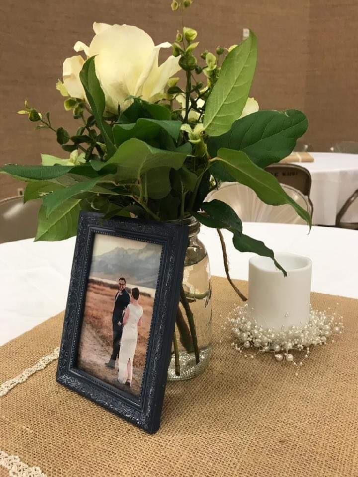 Burlap Centerpiece Square Bases