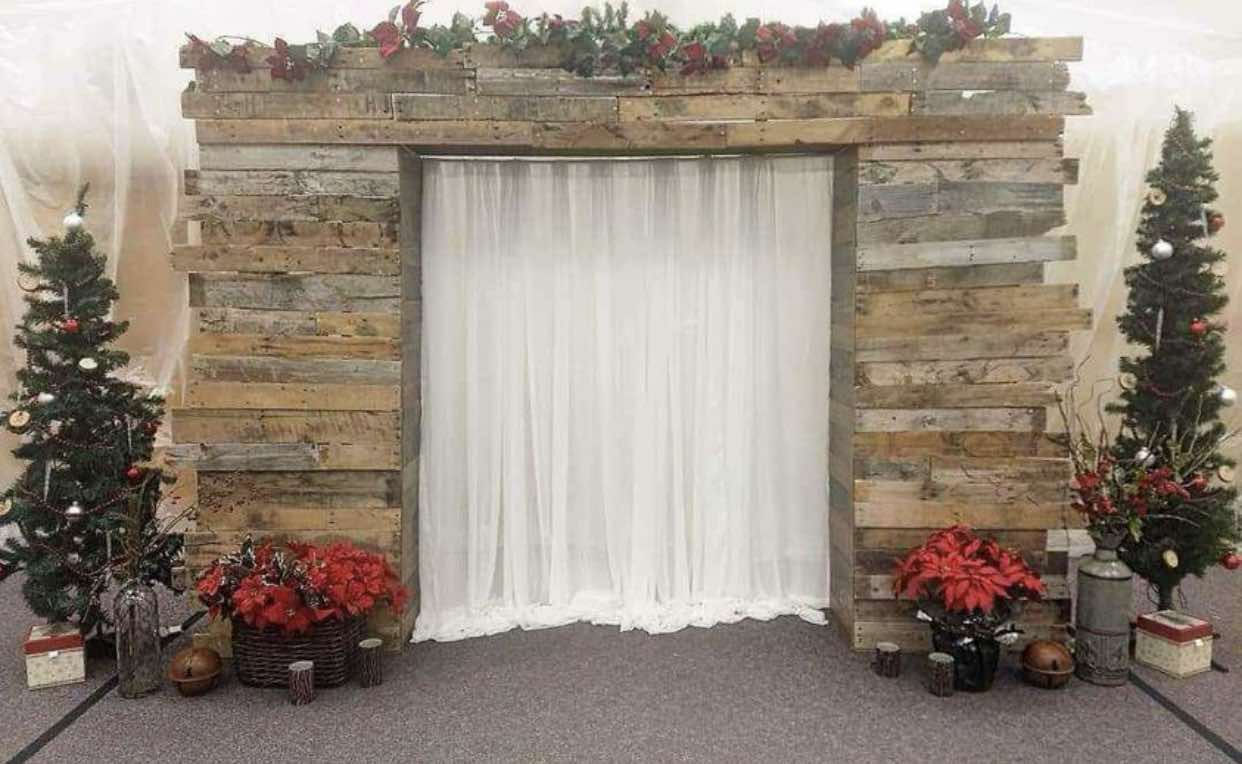 Rustic Barn Wood Arch