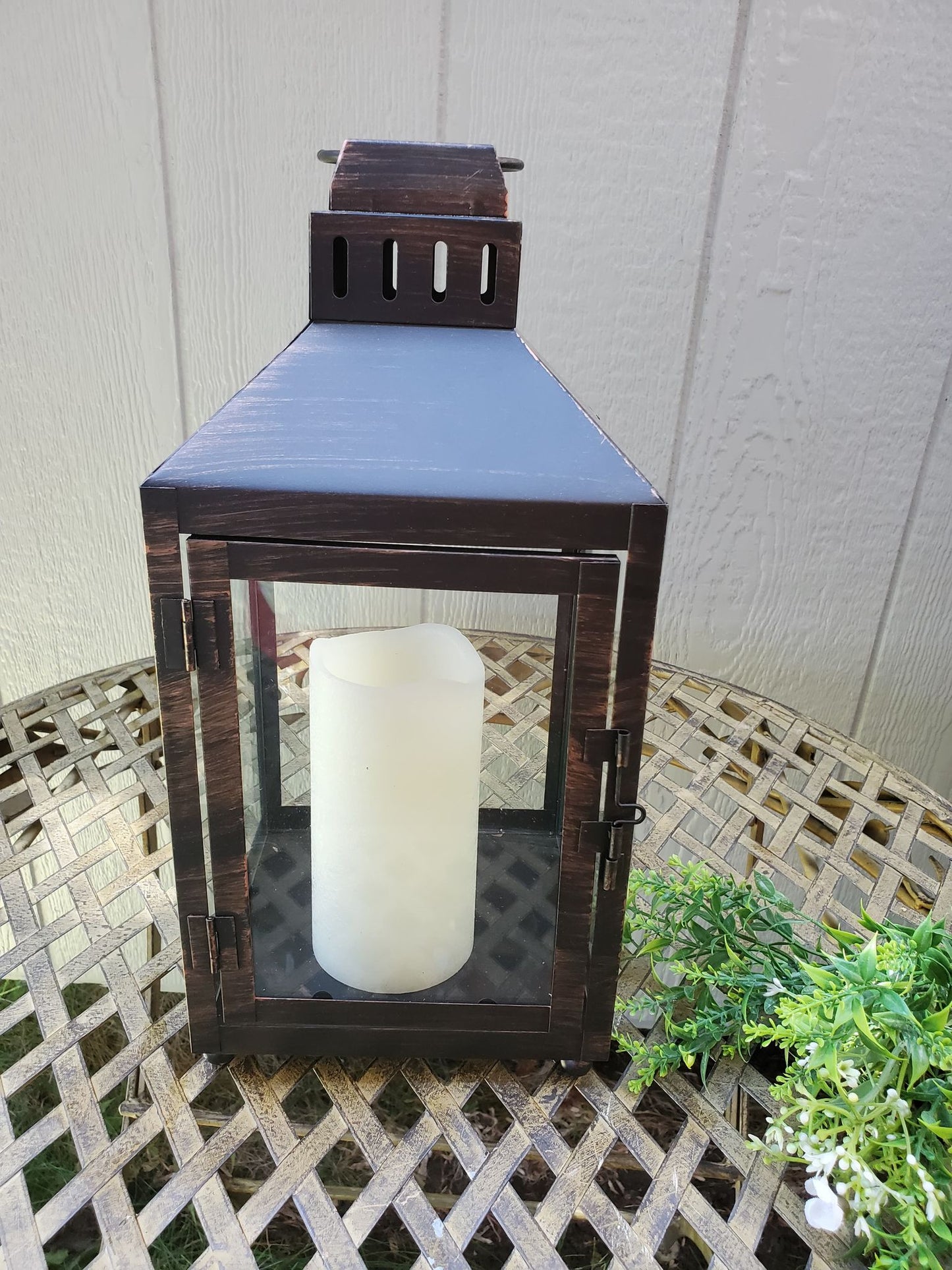 Copper Brushed Lantern