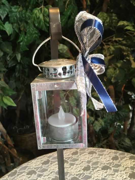 Silver Tealight Mini Lanterns