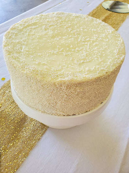 Gold Glitter Table Runner