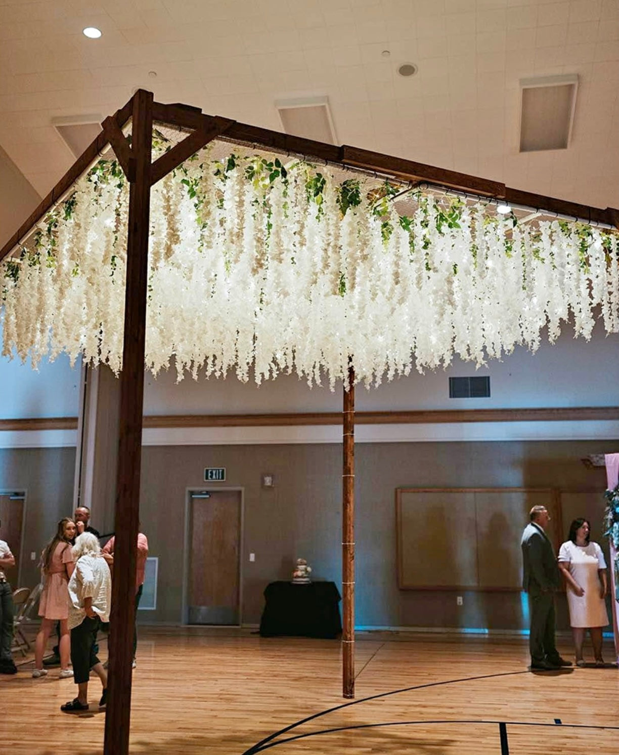 Lighted Wisteria Canopy