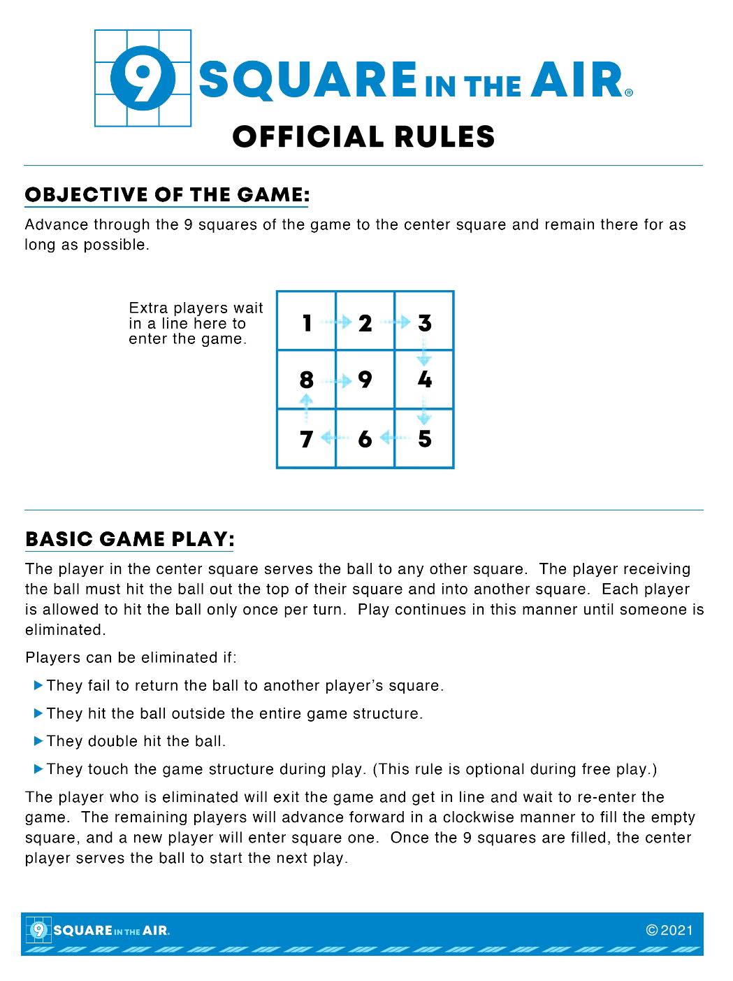 9-Square in the Air Game