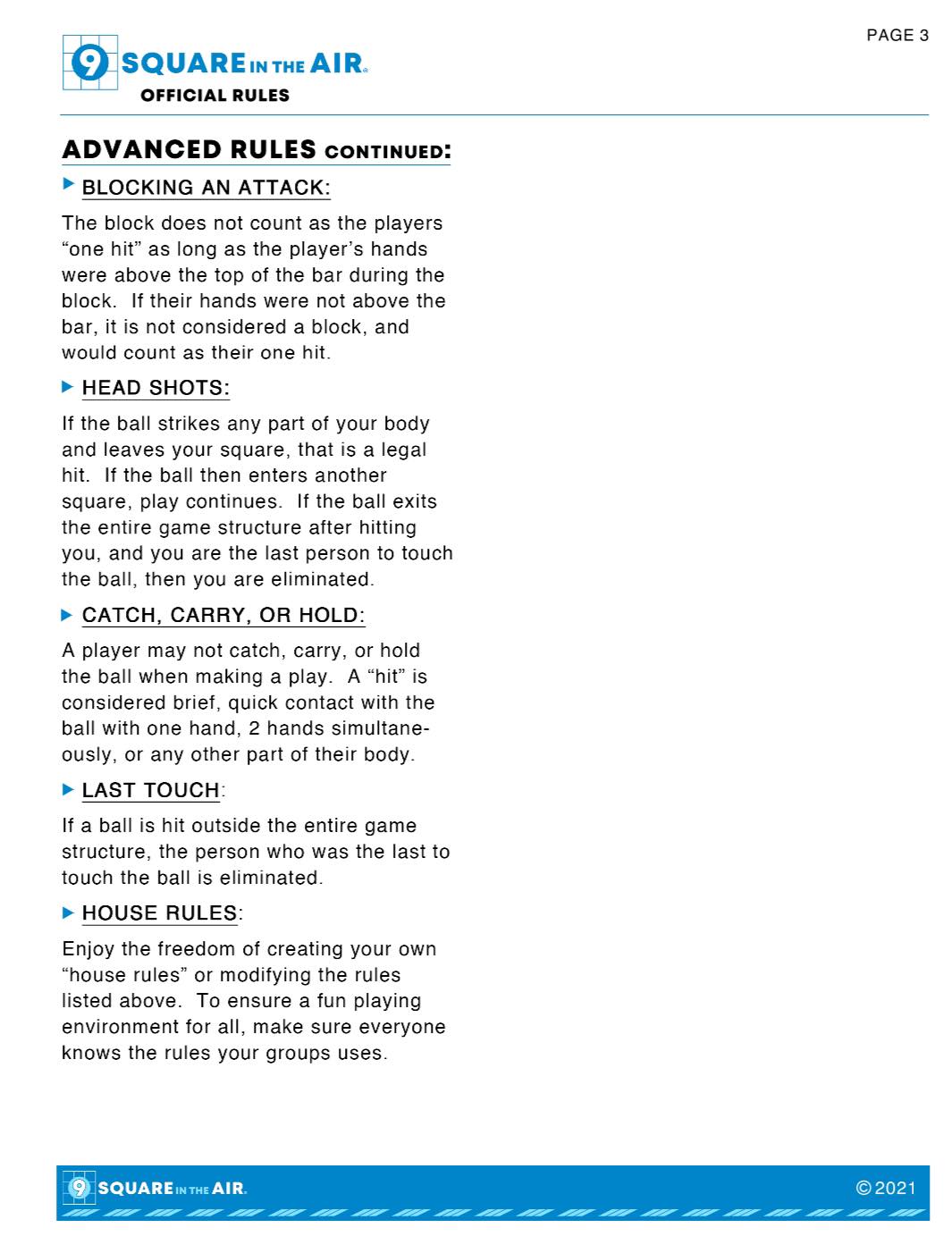 9-Square in the Air Game