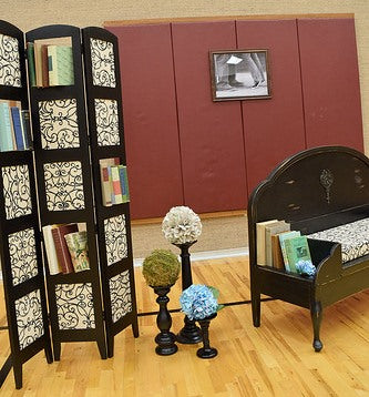 Black Screen with Swirl Pattern