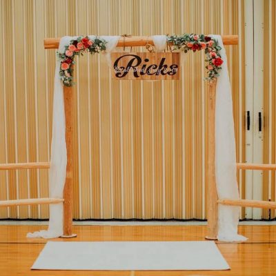 Hitching Post Backdrop