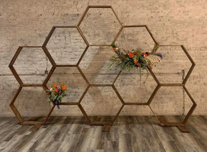 Wooden Honeycomb Backdrop