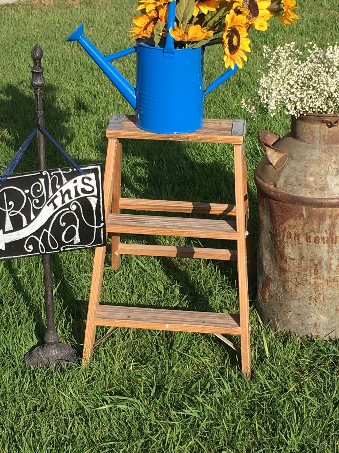 Rustic Step Ladder