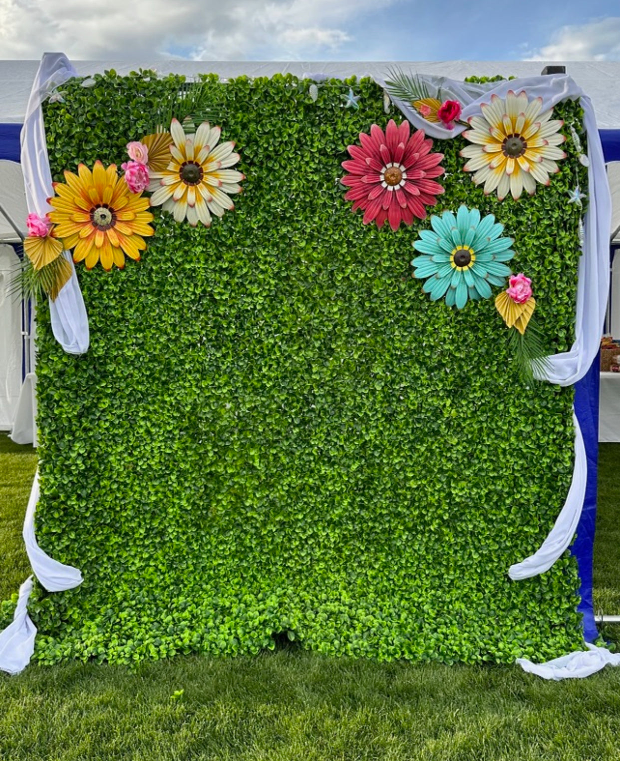 Boxwood Greenery Wall