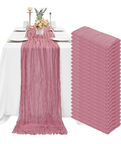 Cheesecloth Table Runner