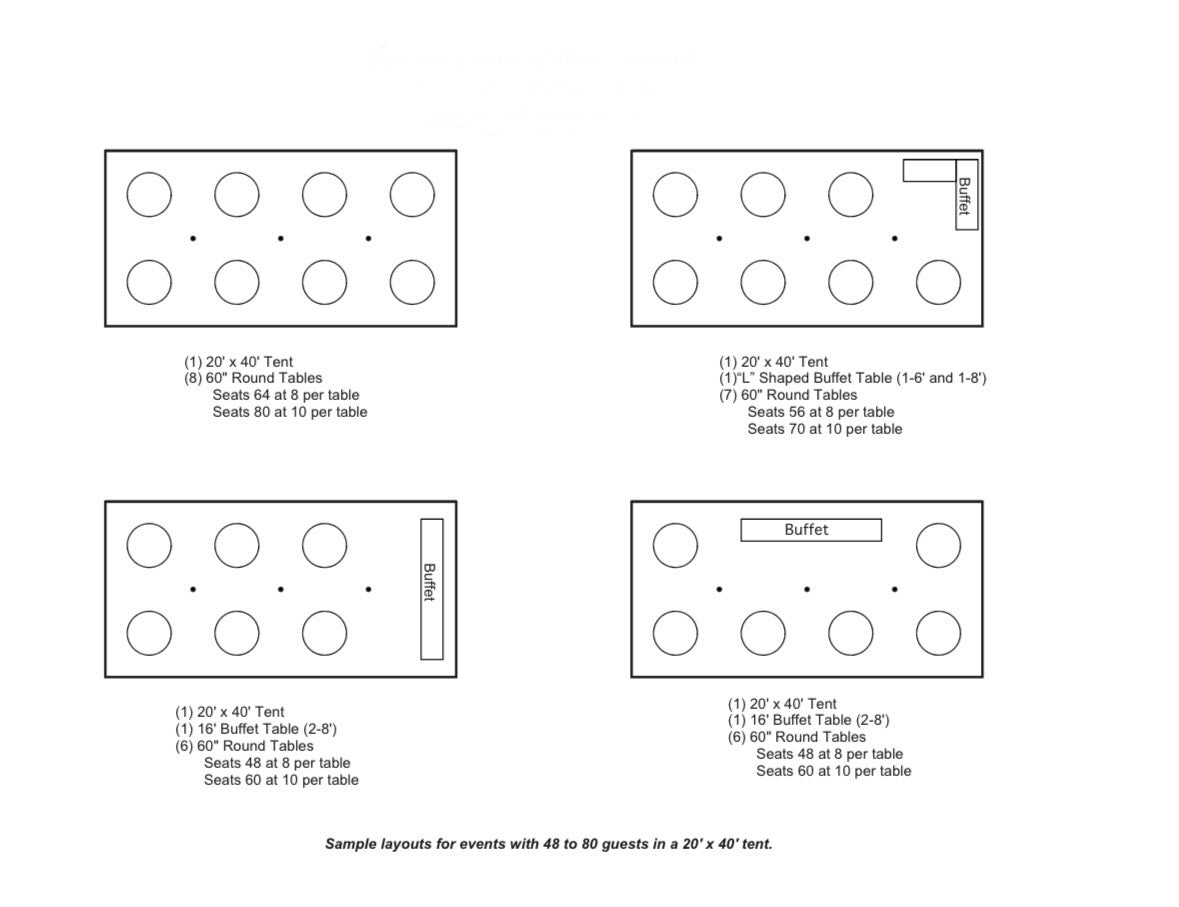 20x40 Event Frame Tent