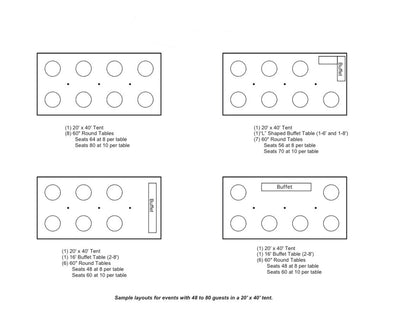 20x40 Event Frame Tent