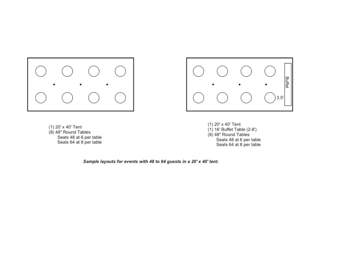 20x40 Event Frame Tent