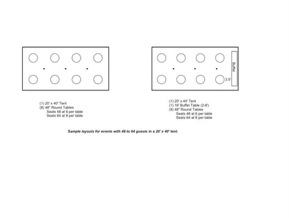 20x40 Event Frame Tent