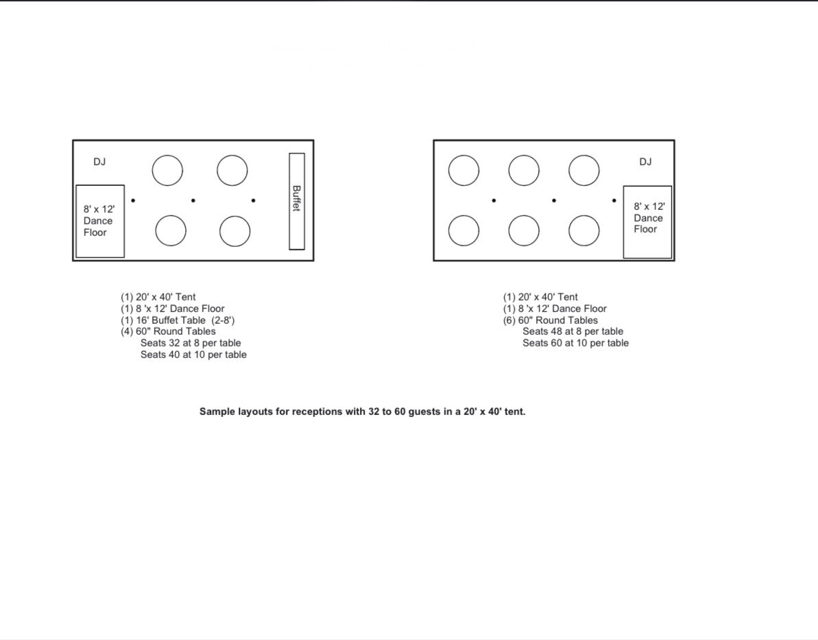 20x40 Event Frame Tent