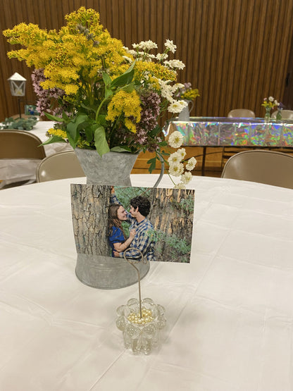 Galvanized Metal Pitcher