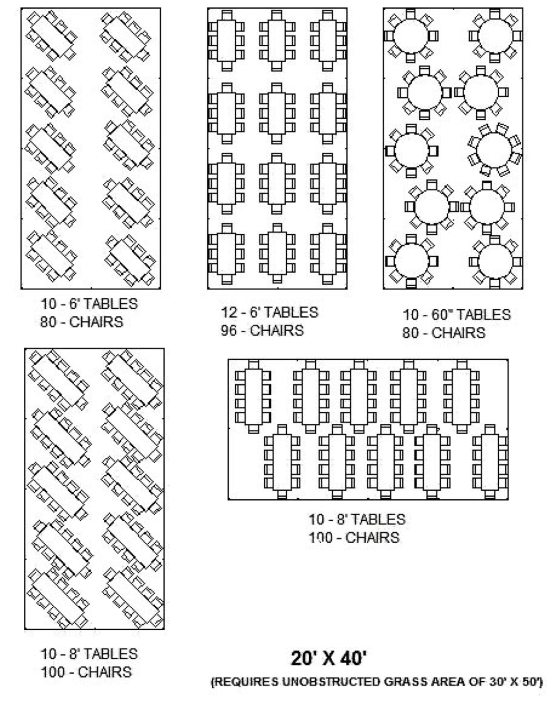 20x40 Event Frame Tent