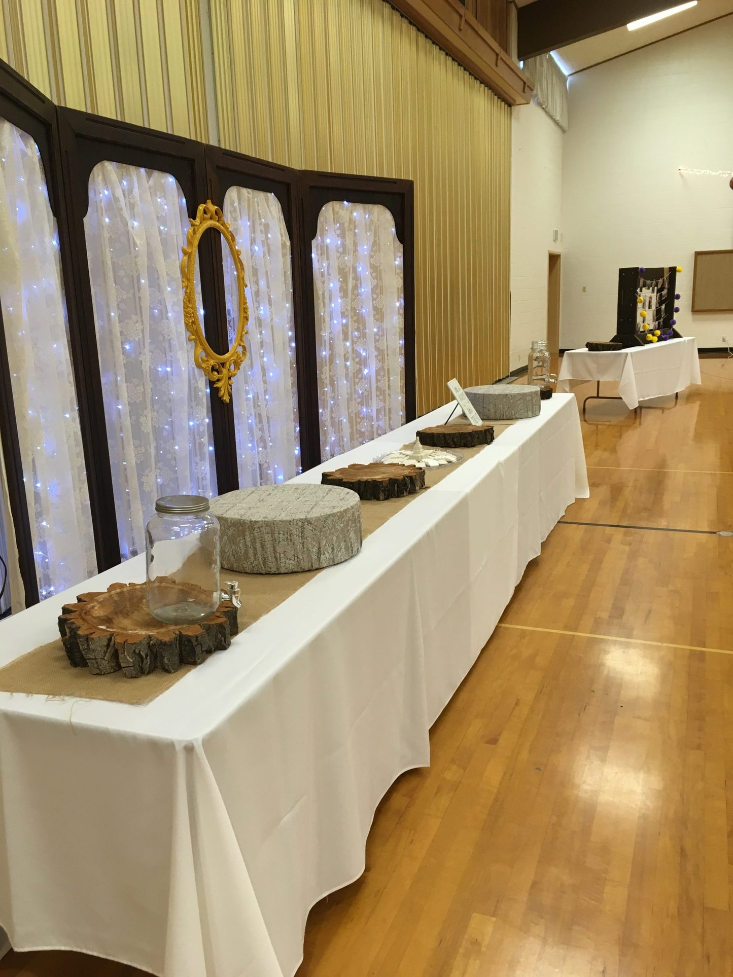 White Banquet Table Linens
