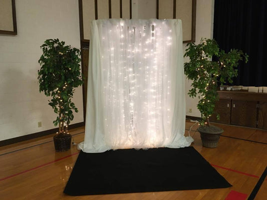 Warm LED Curtain Lights