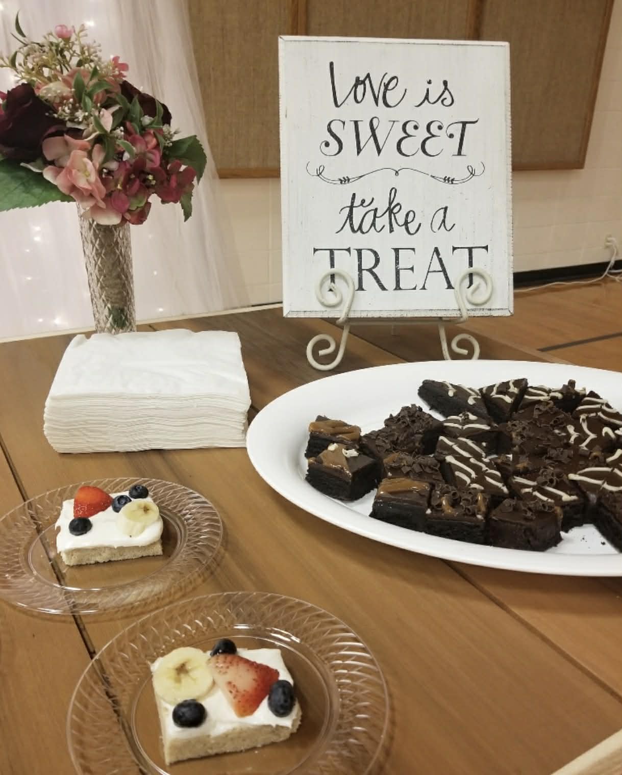 Love is Sweet Take a Treat Sign