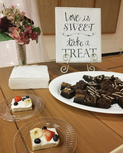 Love is Sweet Take a Treat Sign