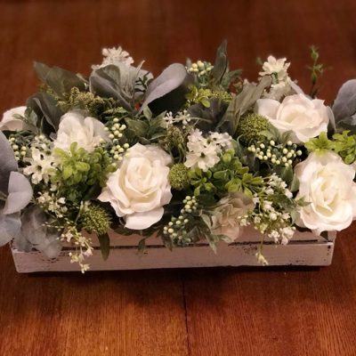 Floral Crate Centerpiece