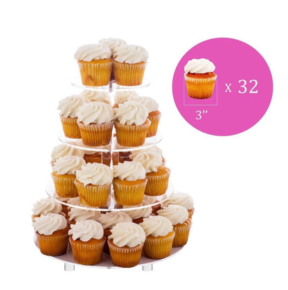 Acrylic Round Dessert Stand