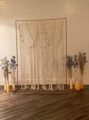 Copper Macrame Arch