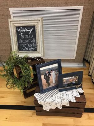 Dark Brown Wood Crate