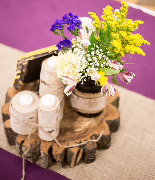 Chunky Bark Wood Slice