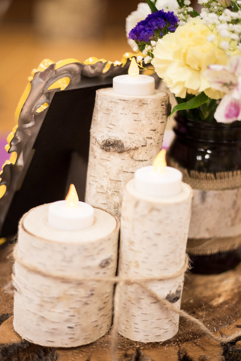 Birch Candle Holders