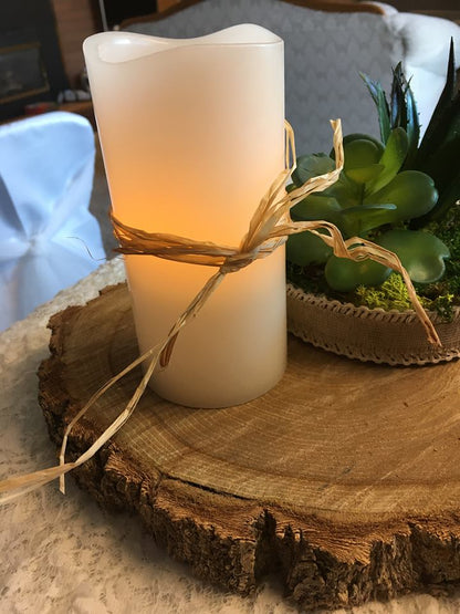 LED Large Flameless Pillar Candle