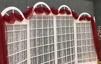 White French Door Backdrop