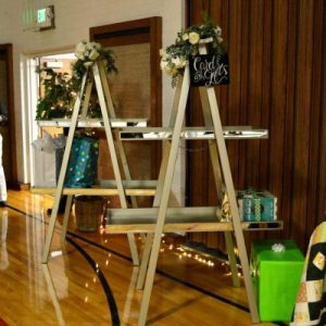 Ladder Tray Stand
