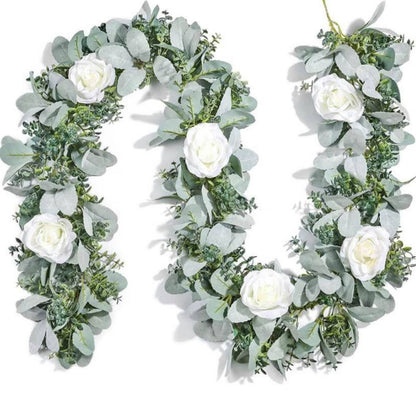 Rose Lambs Ear Garland