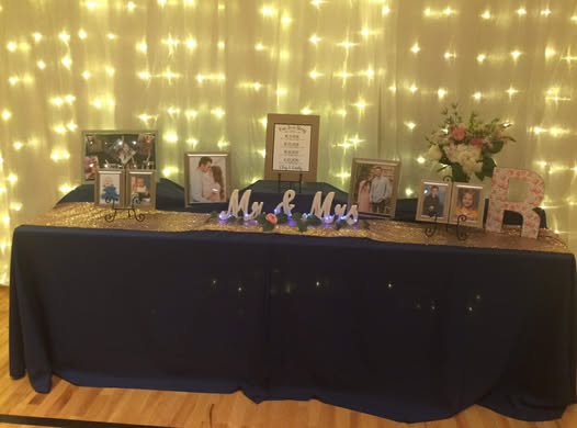 Mr and Mrs Wood Cut Outs