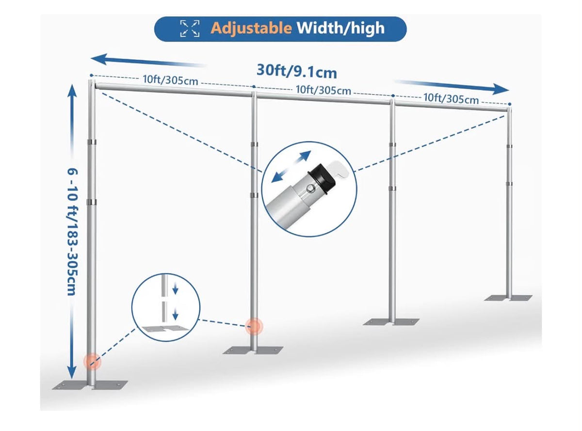 Pipe and Drape Frame