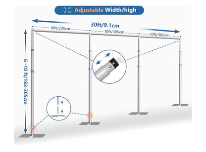 Pipe and Drape Frame