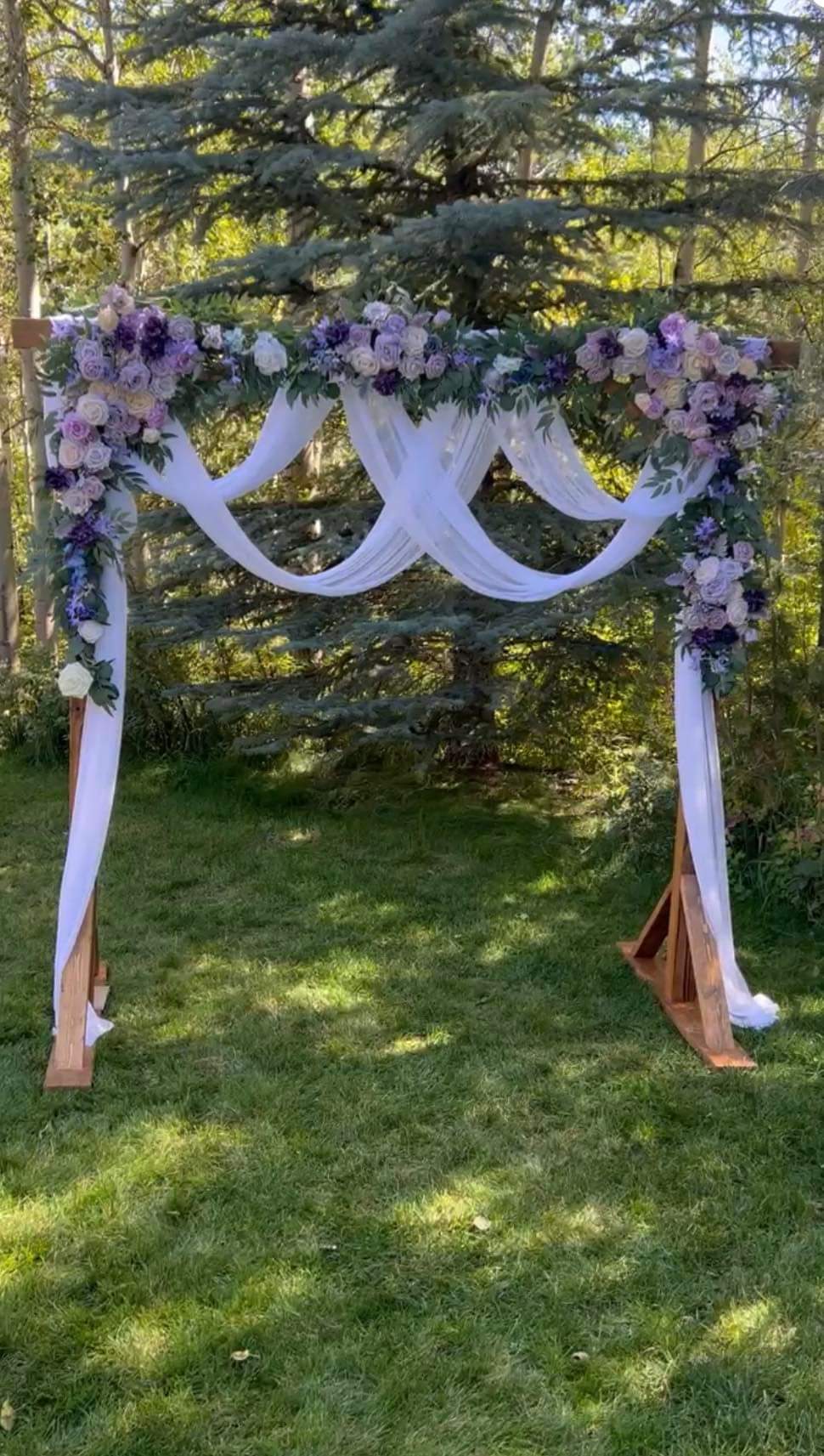 Wooden Wedding Arch